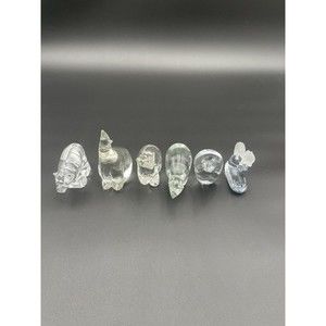 Polar Bear Paperweights Lot of 6